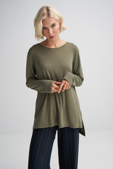 Long Top With Side Slits